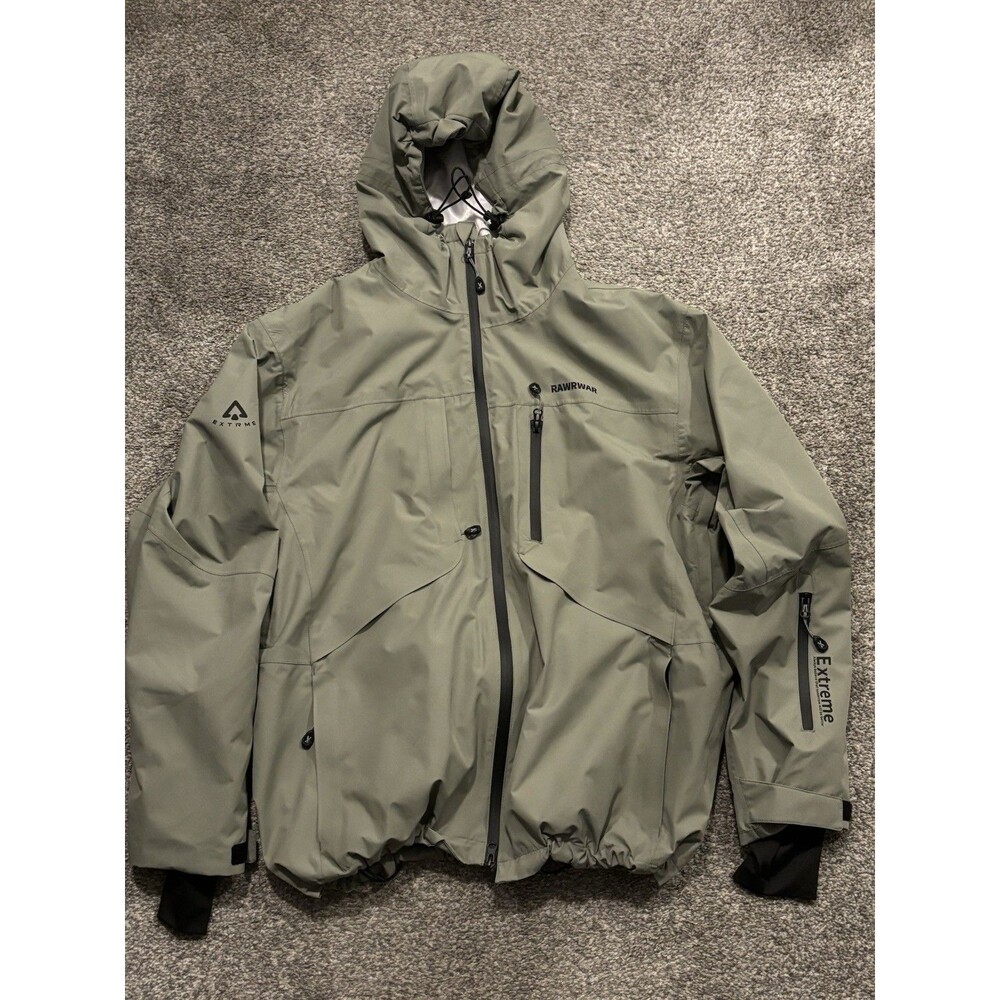 RAWRWAR Jacket Men’s Medium Glow 2L Snow Series Snowboard Green Skiing Winter